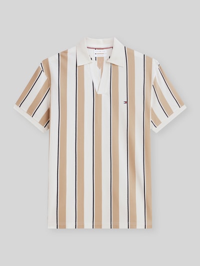 Tommy Hilfiger Relaxed Fit Poloshirt aus reiner Baumwolle Beige 2