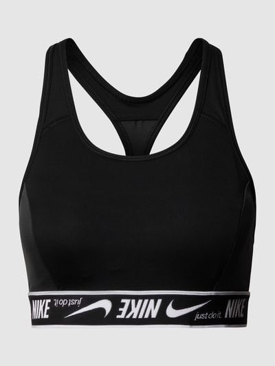 NIKE TRAINING Bustier met logo in band Zwart - 2