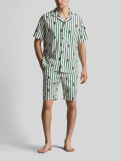 Polo Ralph Lauren Underwear Pyjamabovendeel met all-over motiefprint Donkergroen - 1