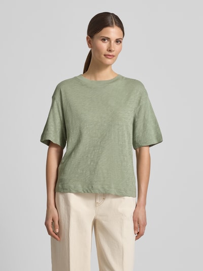 Marc O'Polo Regular Fit T-Shirt aus reiner Baumwolle Hellgruen 4