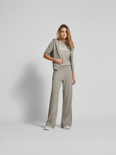 Lala Berlin Sweatpants mit Woll-Anteil Mittelgrau 1