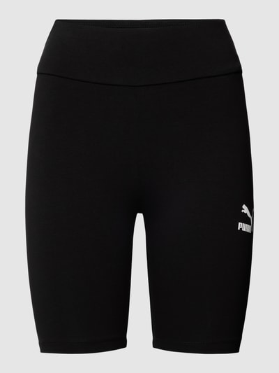 Puma Fietsbroek met labeldetail, model 'Classics Short Tights' Zwart - 2