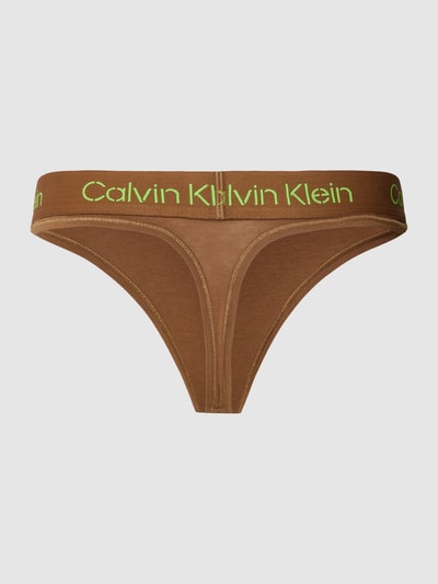 Calvin Klein Underwear Slip mit Label-Bund Cognac 3