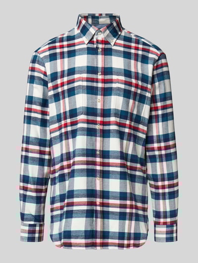 Christian Berg Men Regular fit vrijetijdsoverhemd met button-downkraag Petrol - 2