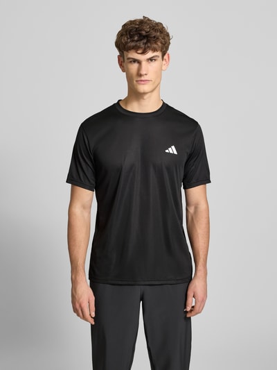 adidas Training T-Shirt mit Label-Print Black 4