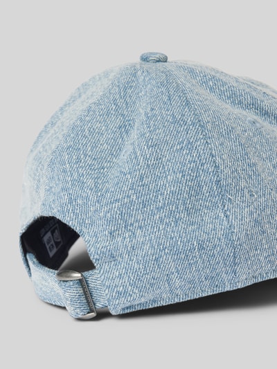 New Era Baseballpet met motiefstitching Jeansblauw - 3