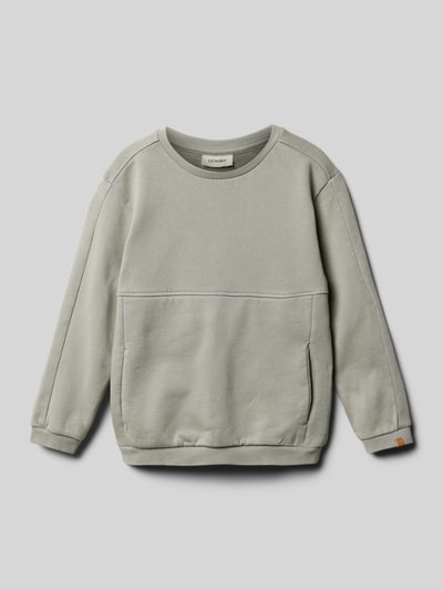 Lil Atelier Sweatshirt mit Label-Detail Modell 'NALF' Stein 1