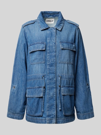 Only Jeansjacke mit Kimonoärmeln Modell 'KENYA' Jeansblau 1