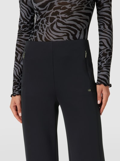 Marc Cain Straight Fit Hose mit Label-Detail (black) online kaufen