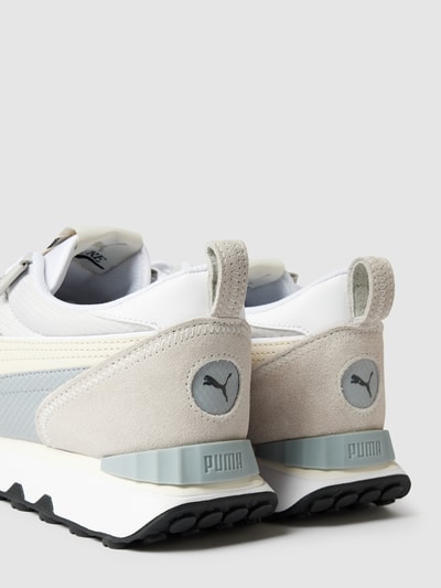 Puma Sneaker mit Kontrastbesatz Modell 'Future Vintage' Hellgrau 3