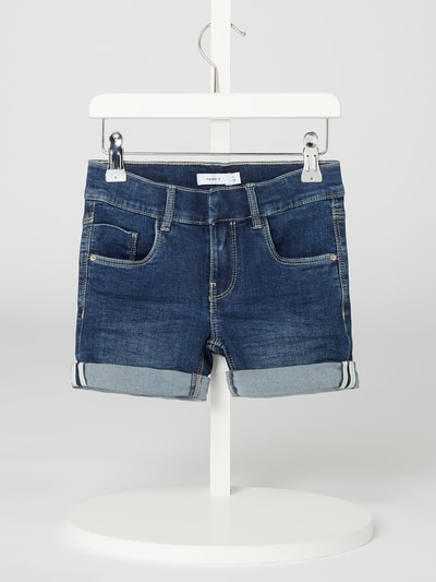 Name It Jeansshorts mit Stretch-Anteil Modell 'Salli' Jeansblau 1