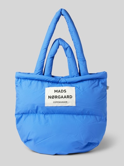 MADS NØRGAARD Handtas met labelpatch Bleu - 2