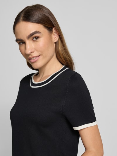 s.Oliver BLACK LABEL Regular Fit T-Shirt aus Viskose-Mix Black 3