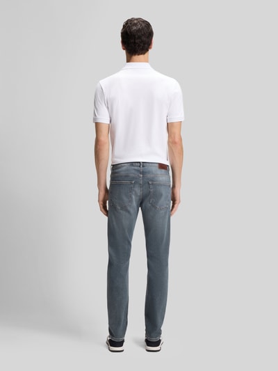 BOSS Orange Slim Fit Jeans aus Baumwoll-Mix Modell 'DELAWARE BO' Mittelgrau 5