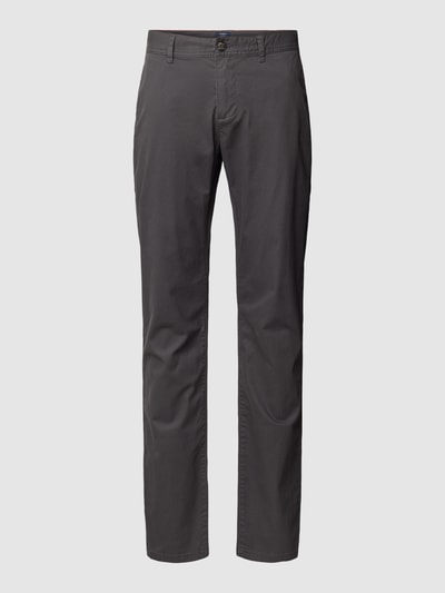 MCNEAL Stoffen slim fit broek met structuurpatroon Donkergrijs - 2