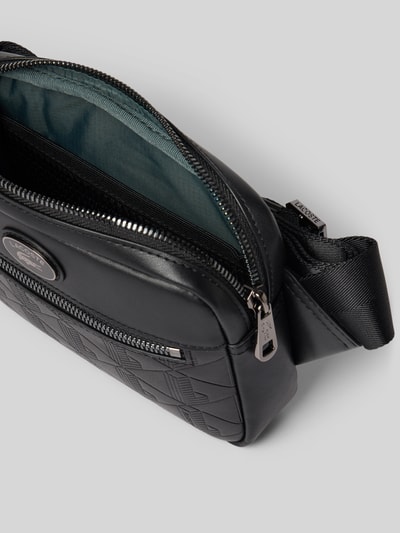 Lacoste Torba na ramię z nadrukiem w monogramy Czarny 4