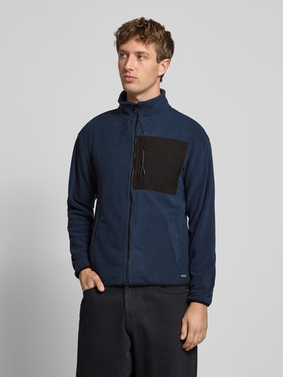 Blend Sweatjack met opstaande kraag Koningsblauw - 4