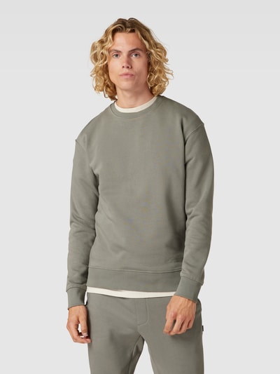 Jack & Jones Sweatshirt met ronde hals, model 'ESTAR' Lichtgrijs - 4