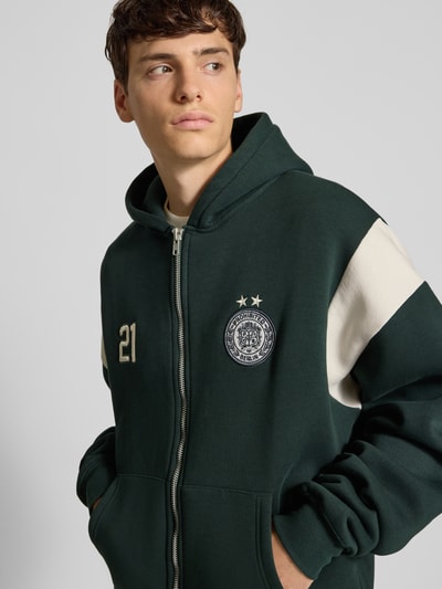 PROHIBITED Sweatjack met capuchon Donkergroen - 3