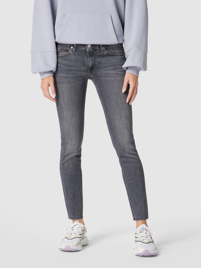 Tommy Jeans Skinny Fit Jeans mit Stretch-Anteil Mittelgrau 4