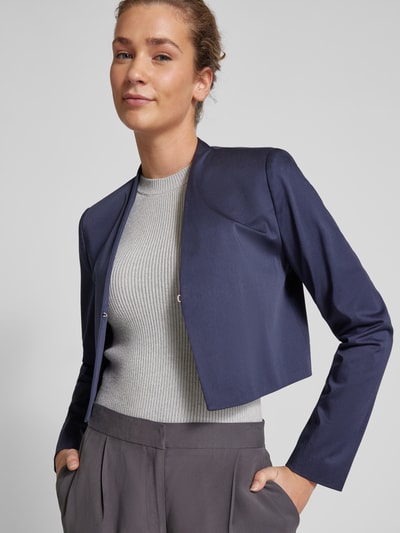 s.Oliver BLACK LABEL Korte blazer met V-hals Marineblauw - 3