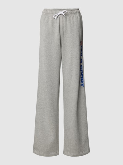 Polo Sport Sweatpants met labelprint Lichtgrijs - 2