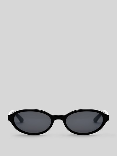 MessyWeekend Ovale Sonnenbrille Modell 'IVY' Black 1