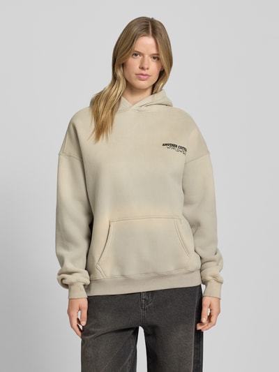ANOTHER COTTON LAB Oversized Hoodie mit Kapuze Hellgrau 4