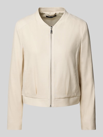 comma Blazer mit Reißverschluss Sand 2