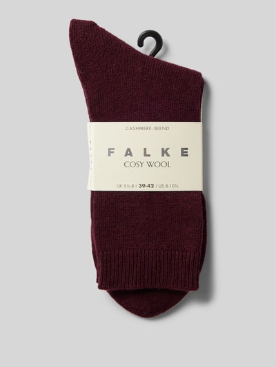 Falke Socken mit hochwertigem Woll-Kaschmir-Mix Modell 'COSY WOOL' Bordeaux 3