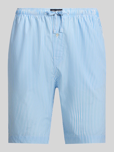 Polo Ralph Lauren Underwear Pyjamashorts mit Tunnelzug aus reiner Baumwolle Hellblau 1