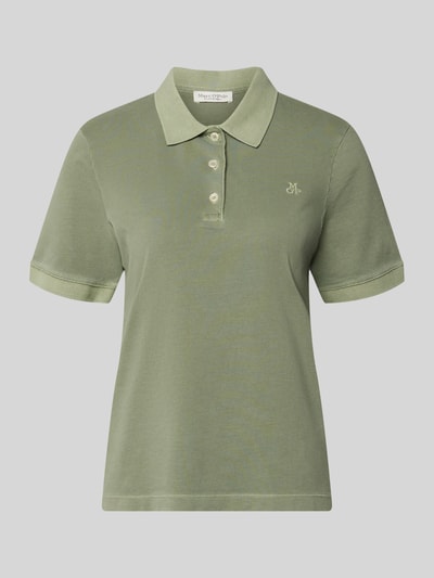 Marc O'Polo Regular Fit Poloshirt aus Baumwoll-Mix Hellgruen 2