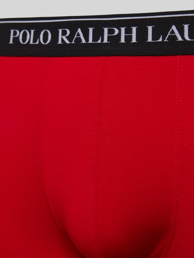 Polo Ralph Lauren Underwear Trunks mit elastischem Label-Bund im 3er-Pack Rot 2