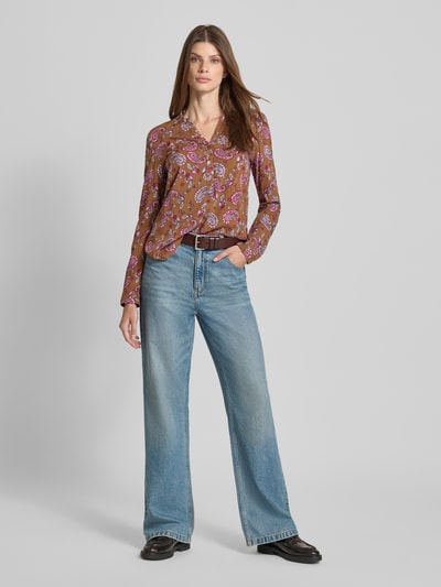 Christian Berg Woman Bluzka z wiskozy z dekoltem w serek Koniakowy 1