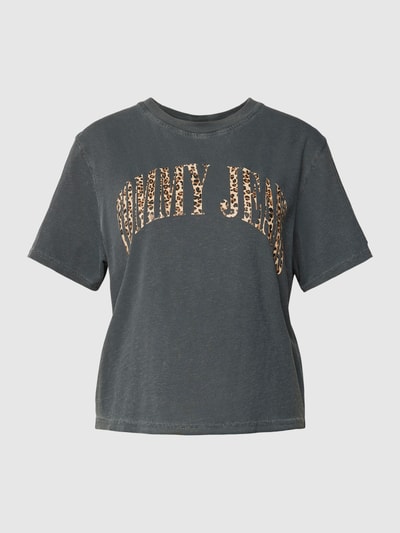Tommy Jeans T-shirt z nadrukiem z logo i okrągłym dekoltem Średnioszary 2