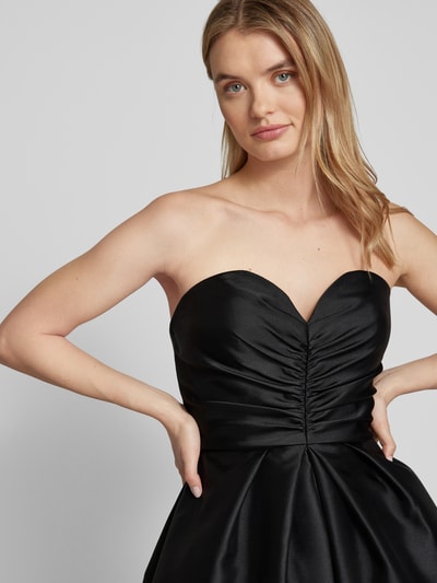 Vera Wang Bride Abendkleid mit Beinschlitz Modell 'LAVAL' Black 3