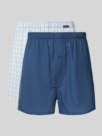 Schiesser Boxershort met labeldetail in een set van 2 stuks Lichtgrijs - 1