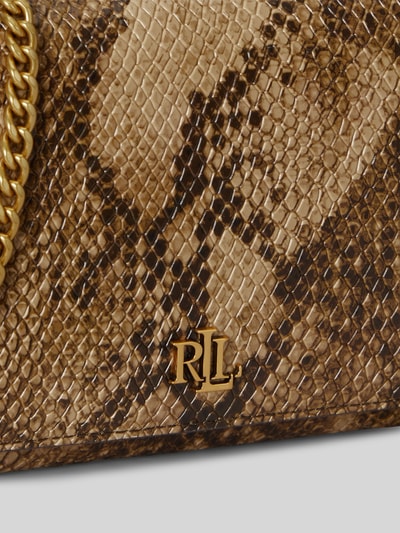 Lauren Ralph Lauren Clutch aus echtem Leder Modell 'ADAIR II-WALLET' Beige 5