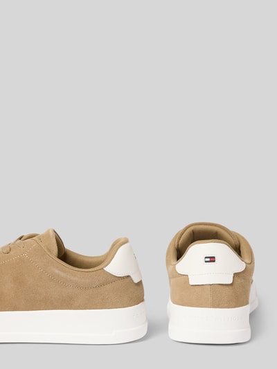 Tommy Hilfiger Lage sneakers van suède, model 'COURT CORE' Beige - 2