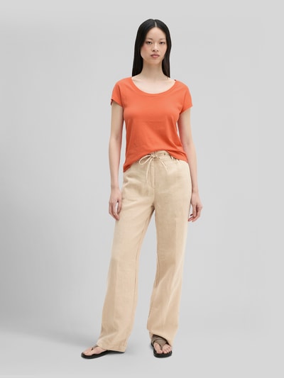 Marc O'Polo Regular Fit T-Shirt aus reiner Baumwolle Orange 1