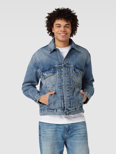 Levi's® Jeansjacke mit Knopfleiste Modell 'ALIN' Jeansblau 4