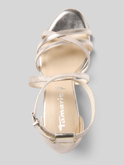 Tamaris Sandaletten mit Dornschließe Silber 3
