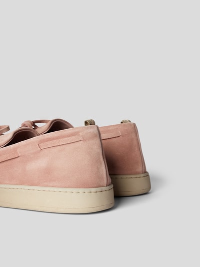 Officine Creative Loafer aus Veloursleder Dunkelgrau 3