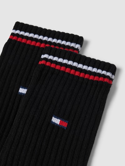 Tommy Jeans Socken mit Label- und Logo-Print Modell 'Iconic' im 2er-Pack Black 2