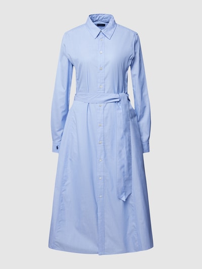 Polo Ralph Lauren Hemdblusenkleid mit Umlegekragen Modell 'ASHTN' Blau 2