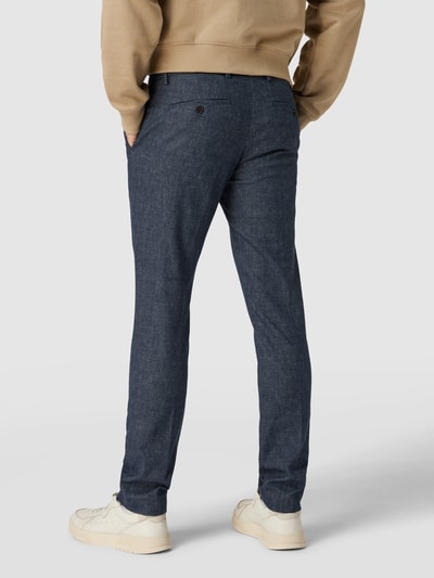 Tommy Hilfiger Broek met steekzakken opzij, model 'Bleeker' Marineblauw - 5