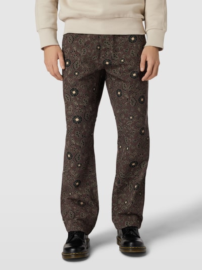 Dickies Stoffen broek met all-over motief, model 'ELLIS' Zwart - 4