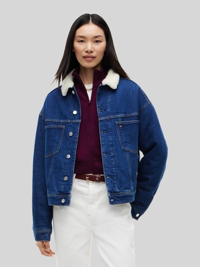 Tommy Jeans Regular Fit Jeansjacke aus Baumwoll-Mix Jeansblau 4