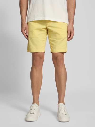 Tommy Hilfiger Slim fit korte chino van een mix van katoen en elastaan Lichtgeel - 4