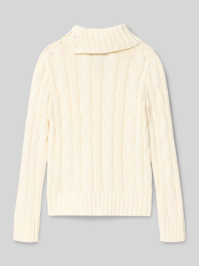 Polo Ralph Lauren Teens Gebreide pullover met ribboorden Offwhite - 3